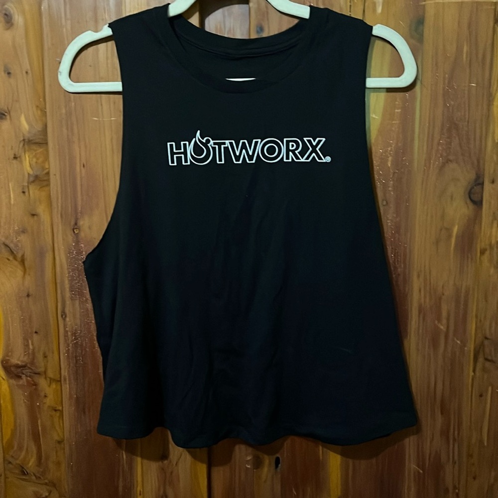HOTWORX cropped muscle tank XL